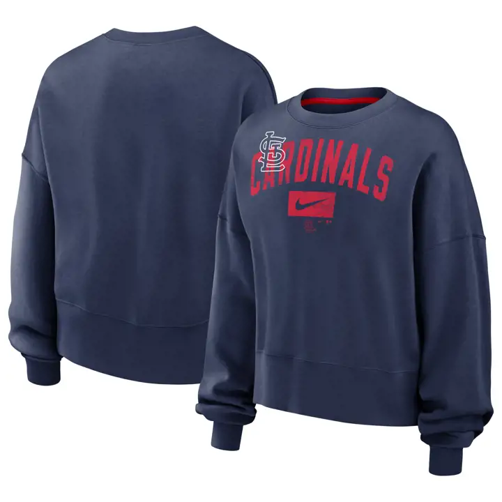 St. Louis Cardinals MLB Polaire col rond Nike Femme 24 Marine