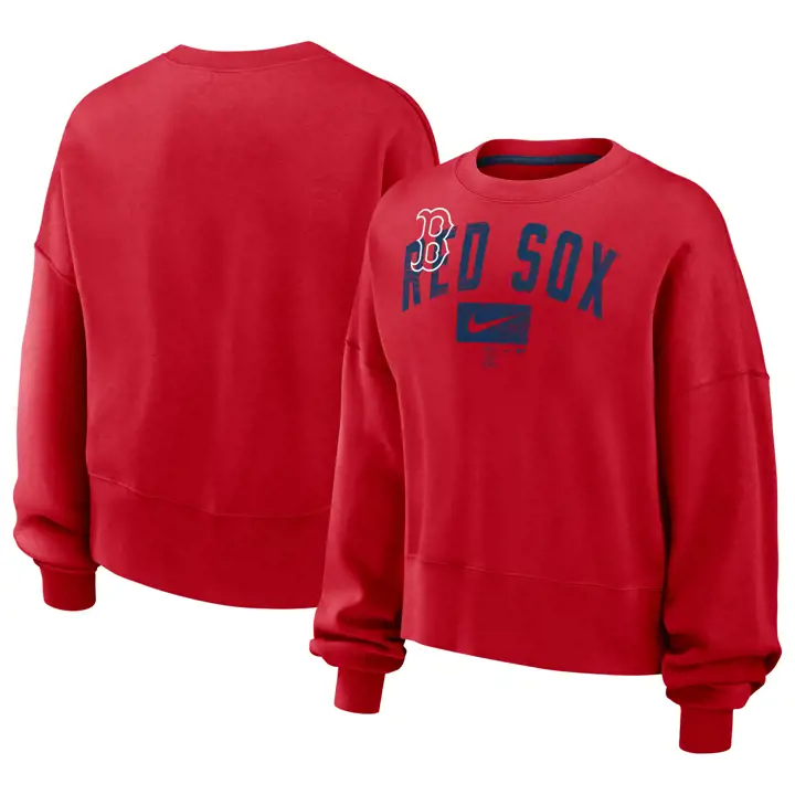 Polaire ras-du-cou Nike Boston Red Sox MLB pour femme 24 rouge