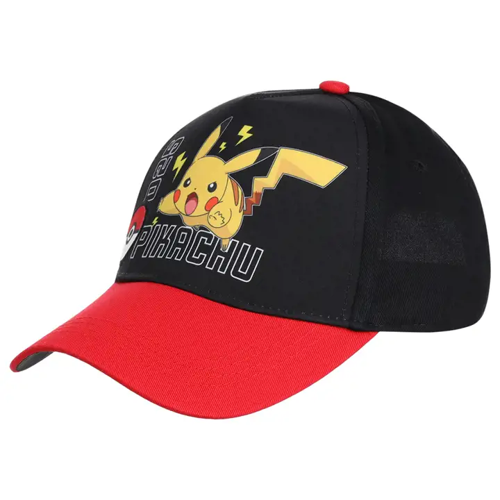 Casquette Pokémon Pikachu Spark BB NOIR/ROUGE