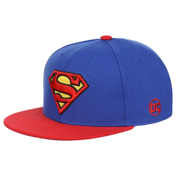 Casquette Superman Youth Snap RBL/ROUGE avec bande UV et motif BD