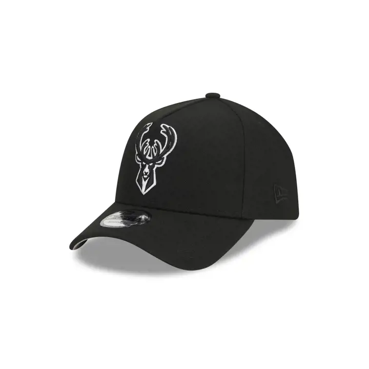 Milwaukee Bucks NBA Noir/Blanc 9FORTY AF Noir/Noir/Gris