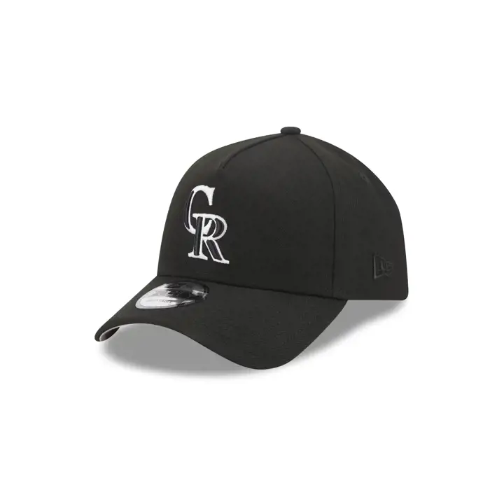 Casquette 9FORTY MLB B-Dub AF Colorado Rockies noire et blanche