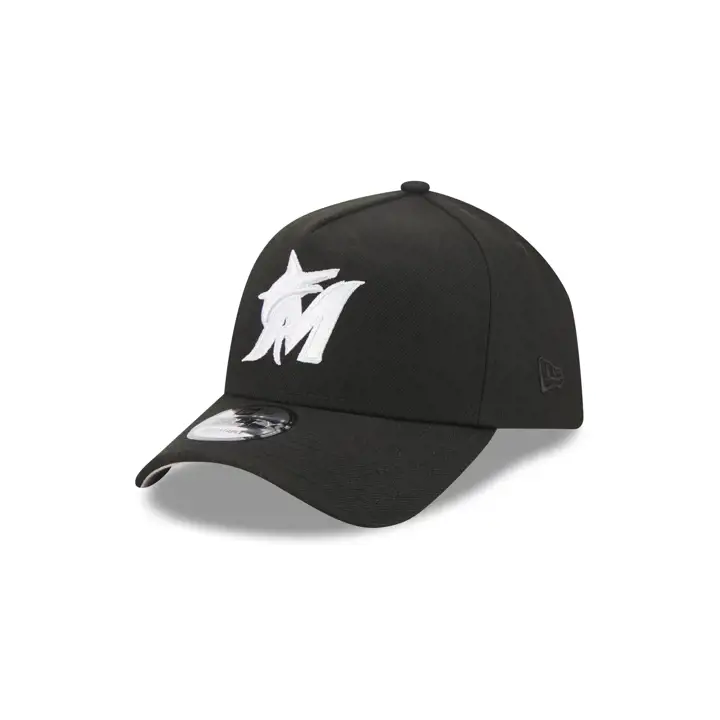 Miami Marlins MLB B-Dub AF 9FORTY BLK/WHT