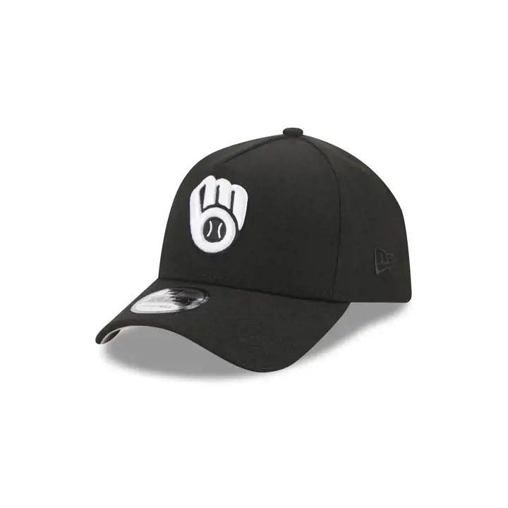 Casquette Milwaukee Brewers MLB B-Dub AF 9FORTY Noir/Blanc