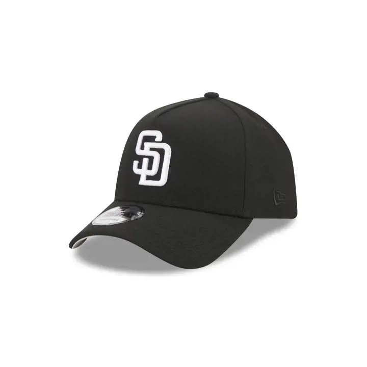 San Diego Padres MLB B-Dub AF 9FORTY BLK/WHT