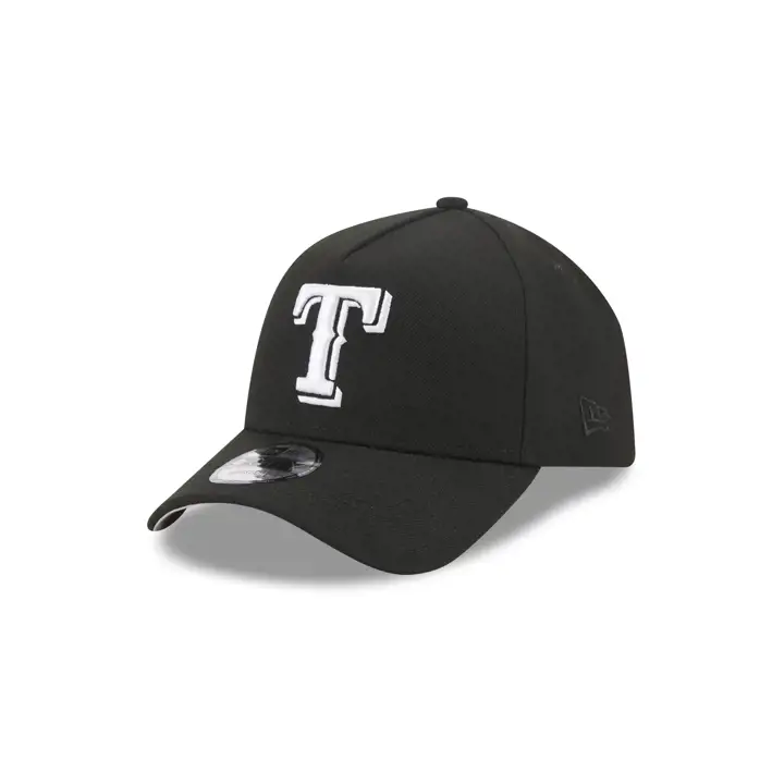 Texas Rangers MLB B-Dub AF 9FORTY NOIR/BLANC