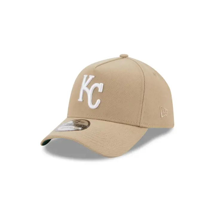 Kansas City Royals MLB Casquette 9FORTY re-dub Camel/WHT