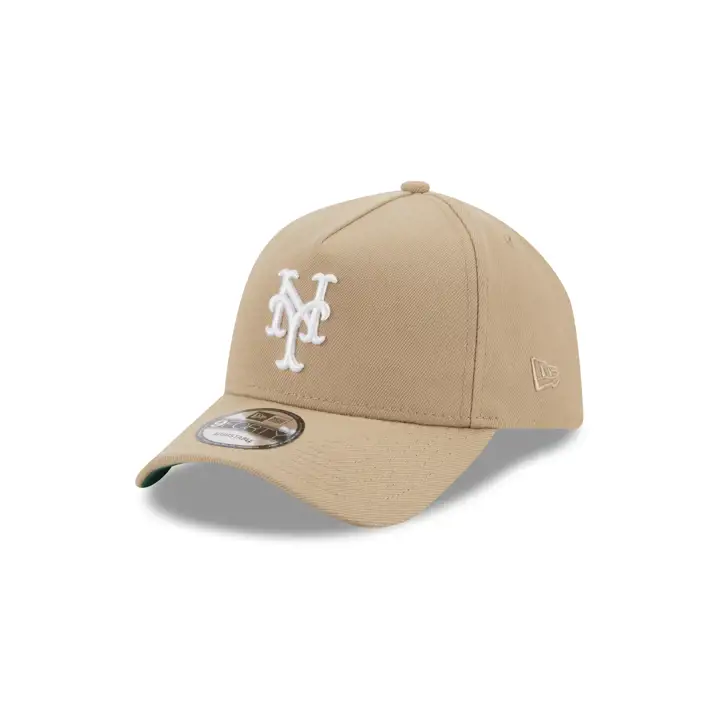 New York Mets MLB Casquette 9FORTY Camel/Blanc