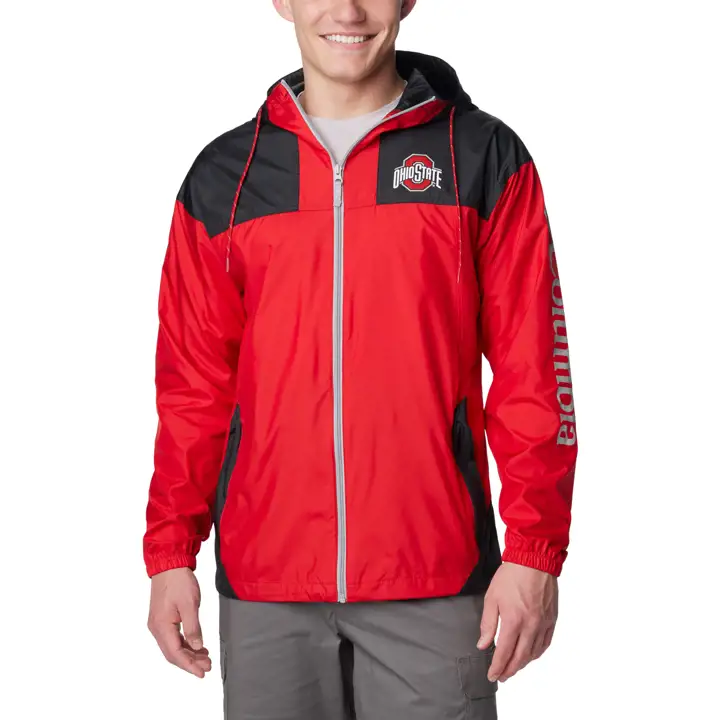 Coupe-vent Ohio State Buckeyes NCAA Flash Challenger rouge