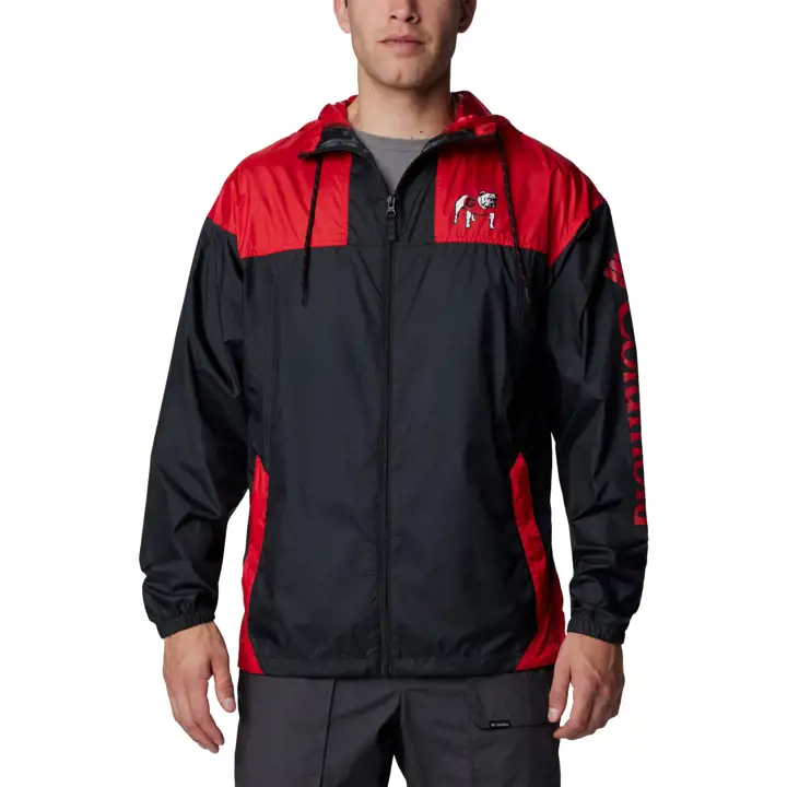 Coupe-vent Georgia Bulldogs NCAA Flash Challenger rouge
