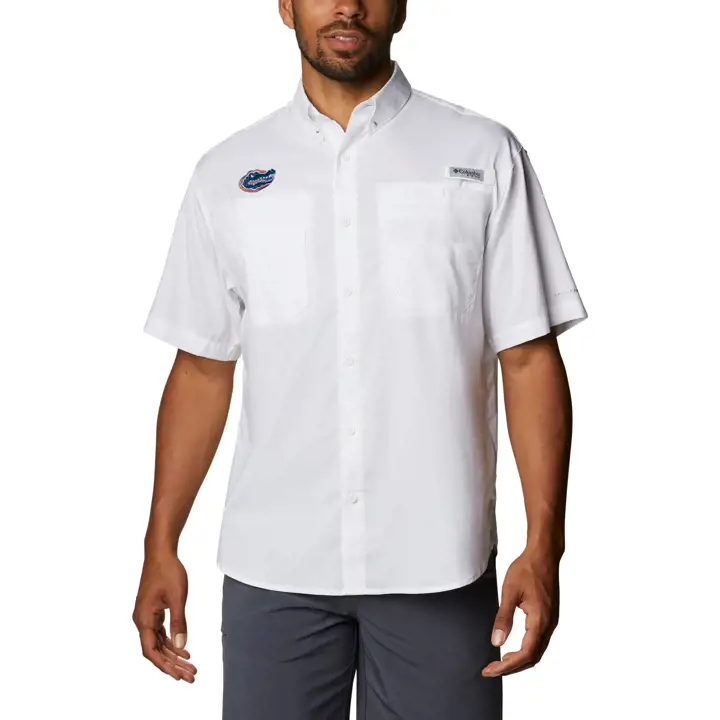 Chemise Tamiami NCAA Florida Gators BLANC