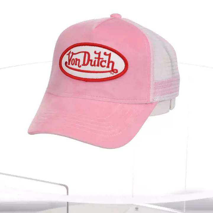 Von Dutch Velvet Trucker Rose pnk/wht