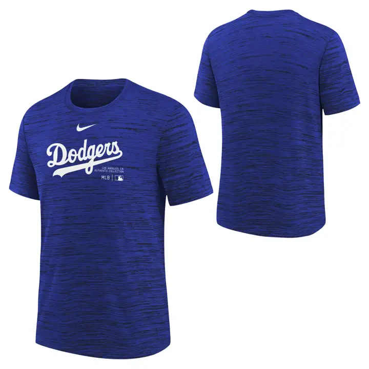 LOS ANGELES DODGERS T-shirt MLB AC Velocity 24 BLEU