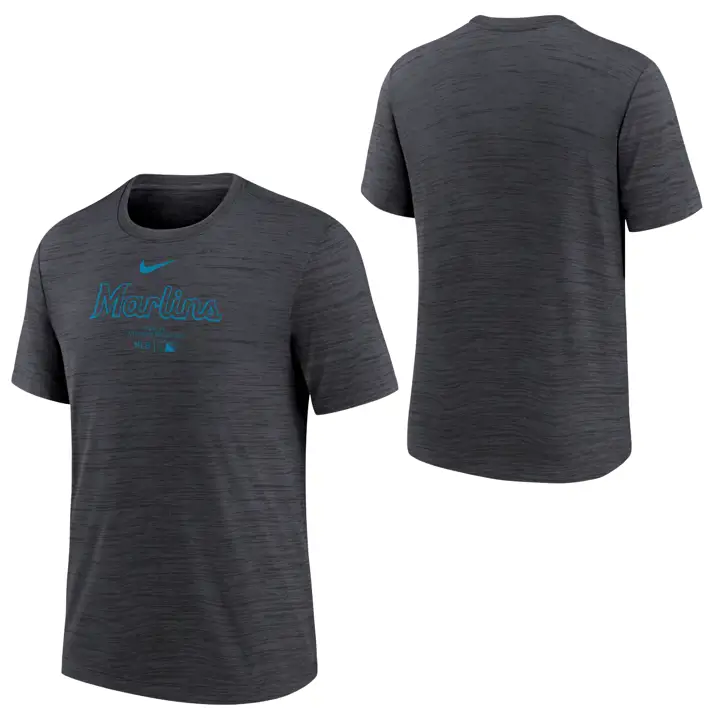 T-shirt Velocity MLB AC des Marlins de Miami 24 BLK