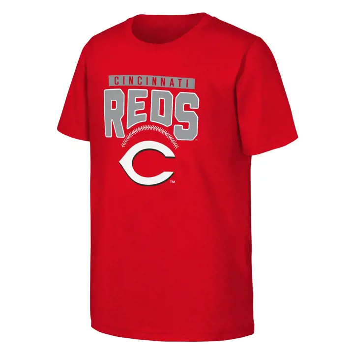 CINCINNATI REDS MLB T-shirt Shutout Jeunesse ROUGE