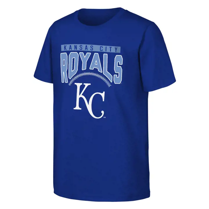 T-shirt bleu MLB Youth Shutout des Kansas City Royals