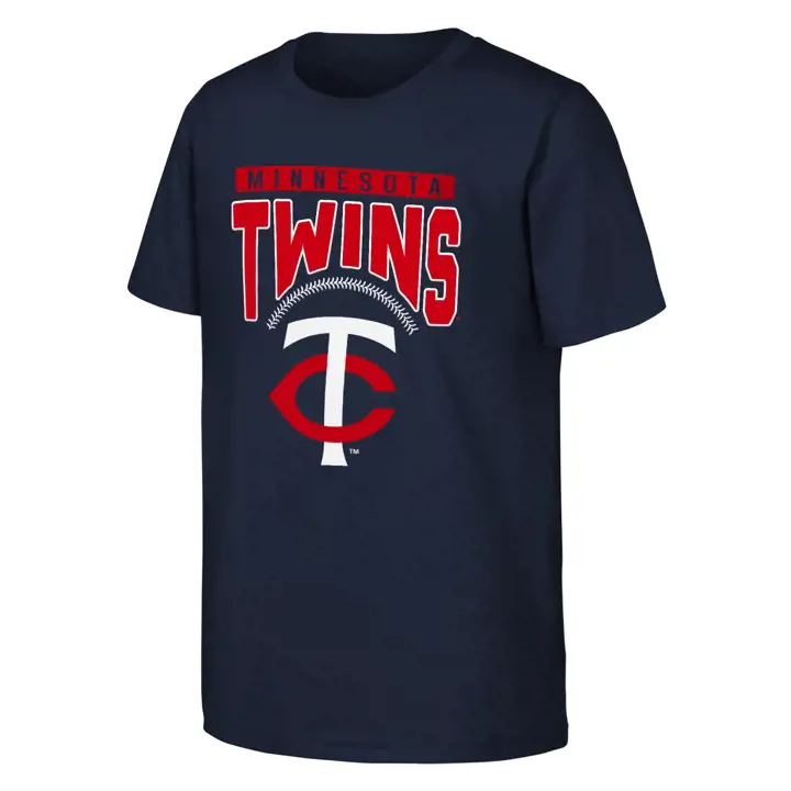 T-shirt enfant MLB Twins du Minnesota Shutout BLEU MARINE