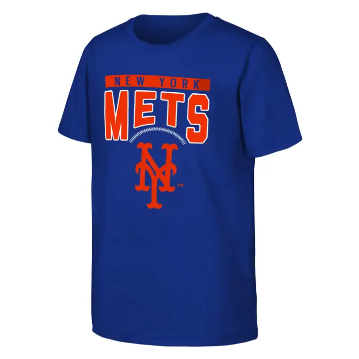 T-shirt Enfant MLB New York Mets Shutout Bleu
