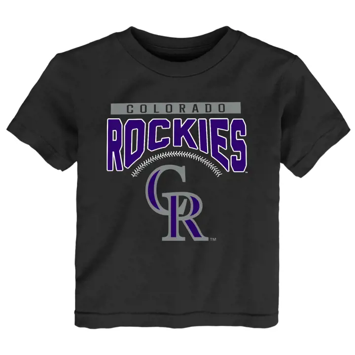 T-shirt COLORAOD ROCKIES MLB Enfant pour tout-petits Noir