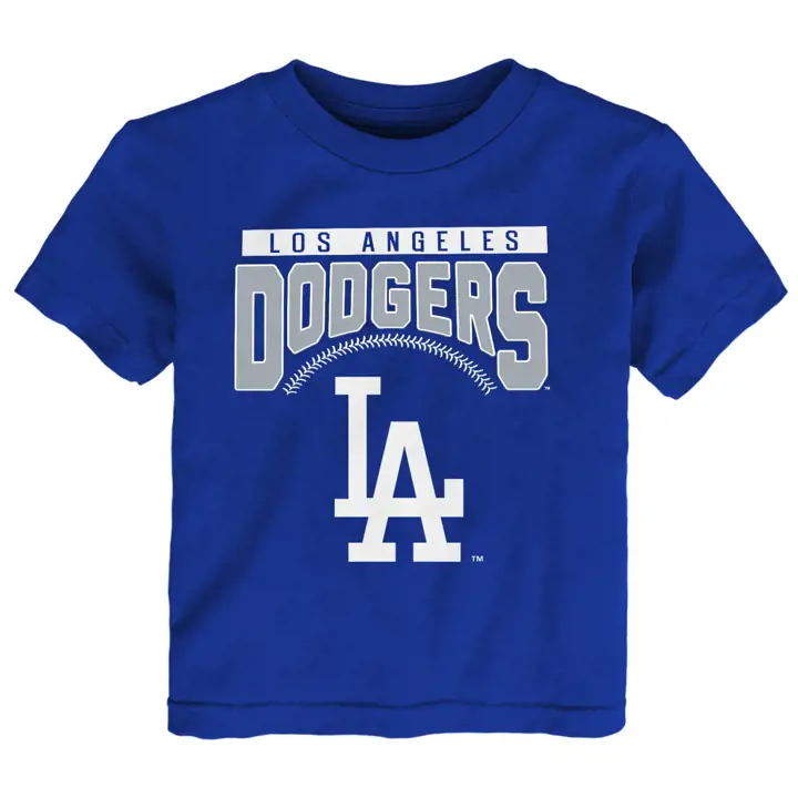 T-shirt Shutout bleu MLB des Dodgers de Los Angeles pour tout-petits