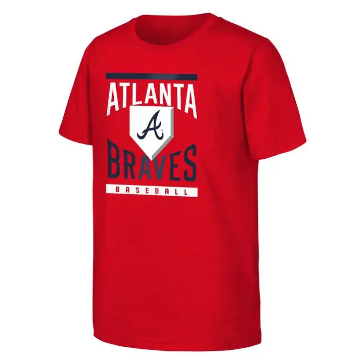 ATLANTA BRAVES MLB T-shirt Enfant Loaded Bases ROUGE
