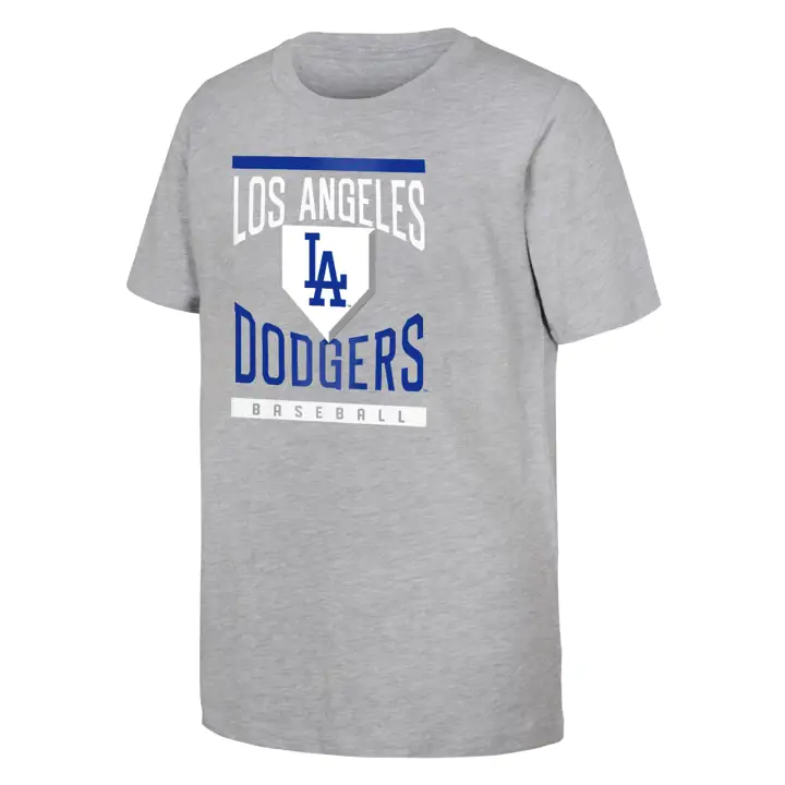 T-Shirt LOS ANGELES DODGERS MLB Youth Loaded Bases GRIS