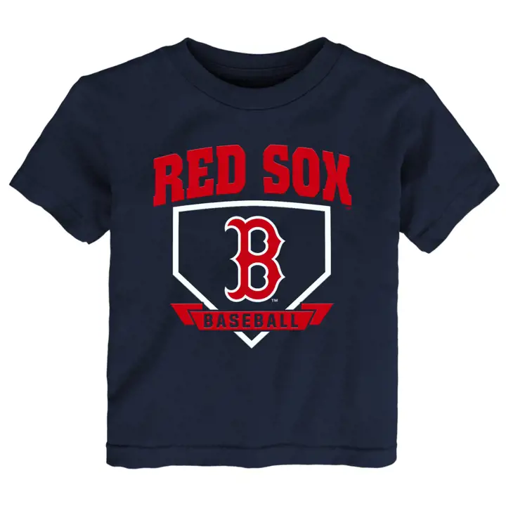 T-shirt pour bébé MLB Boston Red Sox Home Runner BLEU MARINE