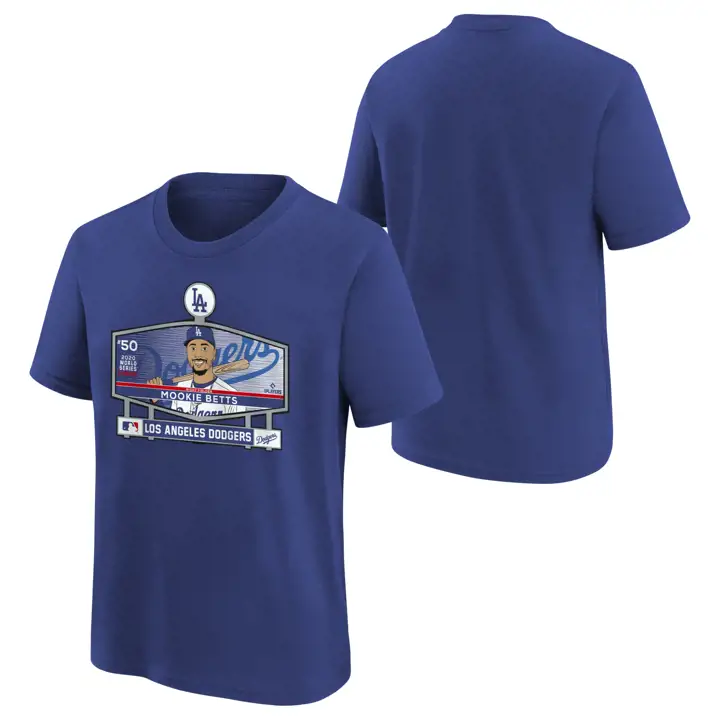 T-shirt Jumbotron MLB Dodgers pour enfant Mookie Betts BLEU
