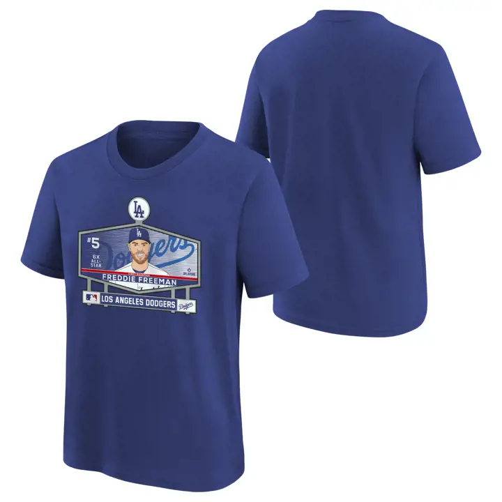 T-shirt Jumbotron MLB Dodgers pour enfant Freddie Freeman BLEU