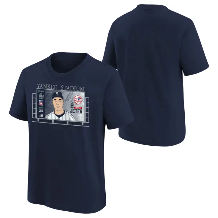T-shirt Jumbotron MLB Yankees enfant Derek Jeter MARINE