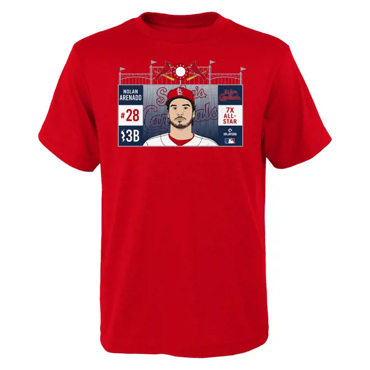 T-shirt enfant St. Louis Cardinals MLB Jumbotron Rouge