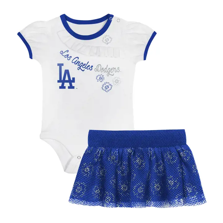 Ensemble t-shirt Los Angeles Dodgers MLB nouveau-né Sweet Tee bleu