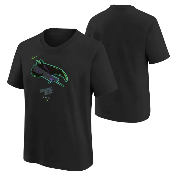 TAMPA BAY RAYS MLB T-shirt Enfant Logo City Connect Noir