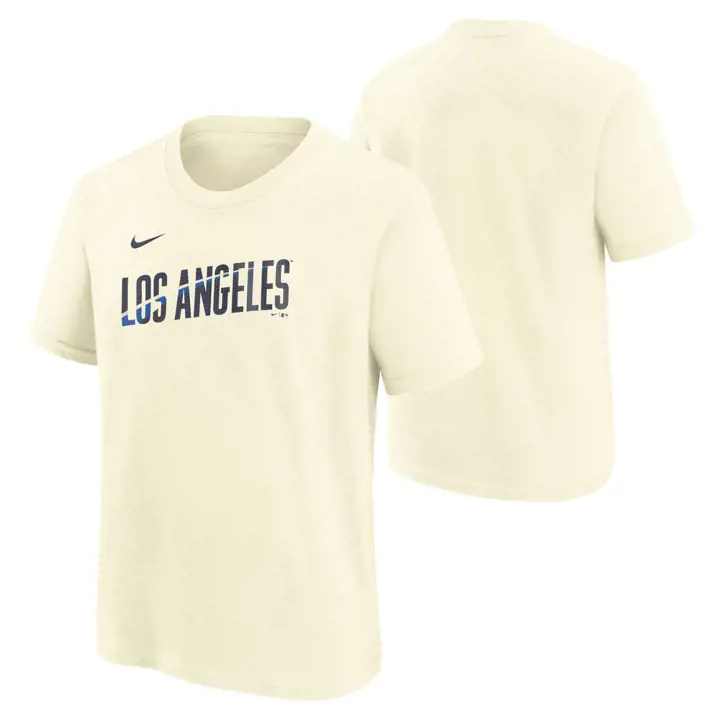 T-shirt Enfant MLB Los Angeles Dodgers City Connect Wordmark WHT