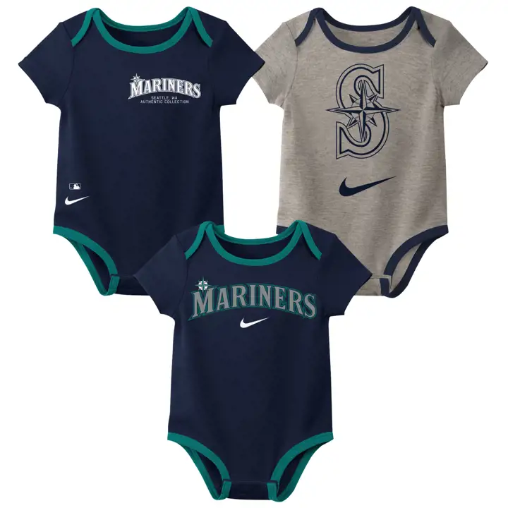 SEATTLE MARINERS MLB Ensemble 3 pièces Nike pour nouveau-né marine