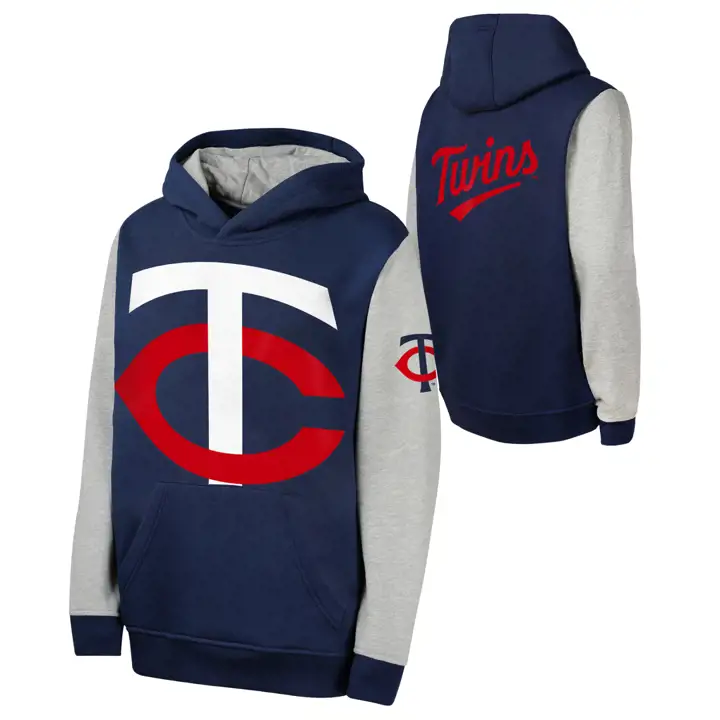 MINNESOTA TWINS MLB Sweat à capuche Fly Ball enfant marine