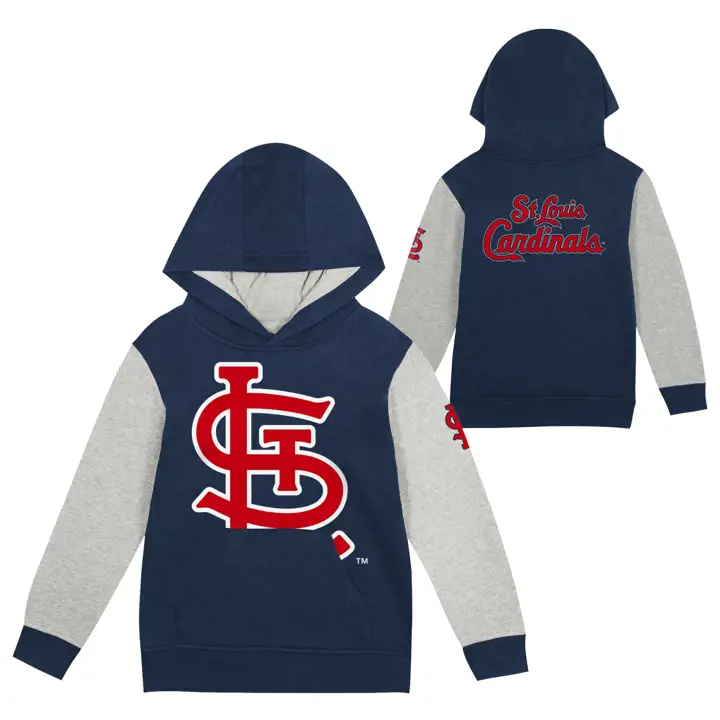 ST. LOUIS CARDINALS MLB Sweat à capuche enfant Fly Ball bleu marine