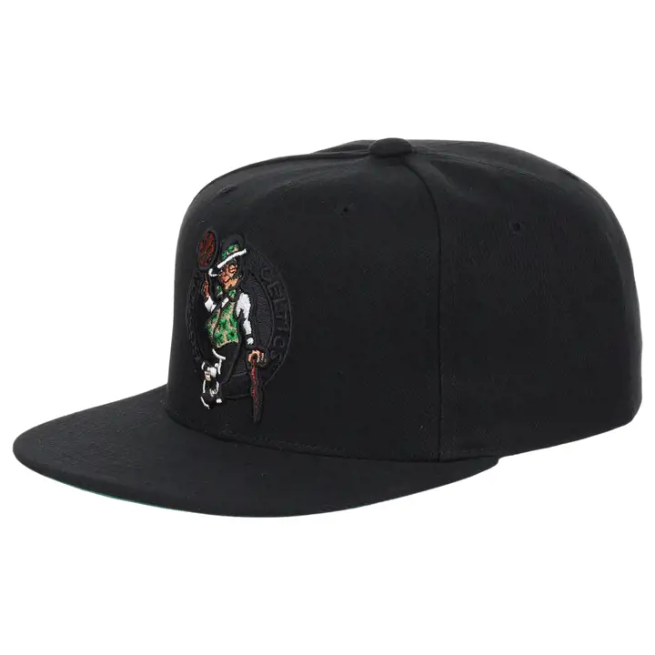 Casquette réglable Boston Celtics NBA MN Logo Elements NOIR/NOIR/VERT