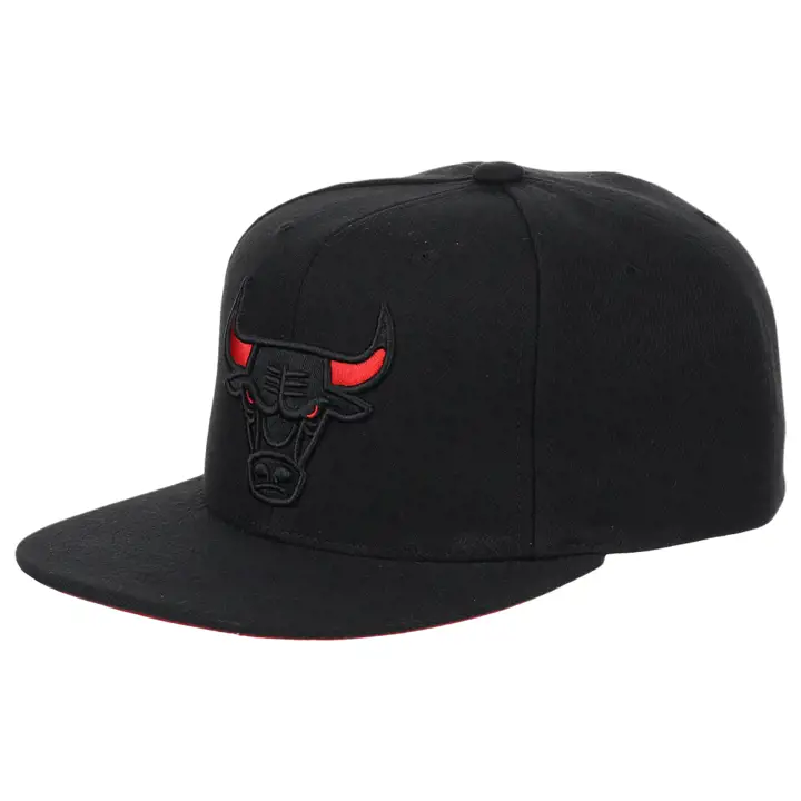 Casquette Snapback Chicago Bulls NBA MN Logo Elements NOIR/NOIR/ROUGE