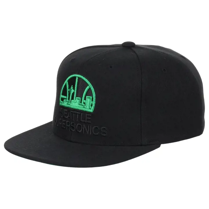 Casquette ajustable Seattle Supersonics NBA MN Logo Elements NOIR/NOIR/VERT