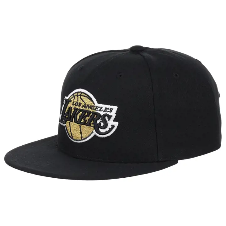 Casquette Snapback Los Angeles Lakers NBA MN Or Métallique NOI/NOI/GRI
