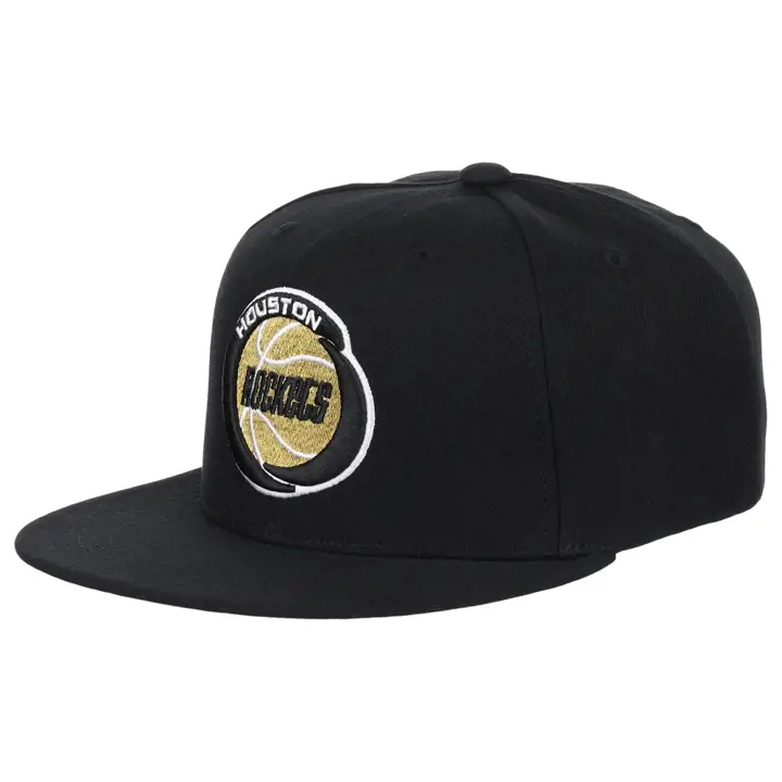 Casquette Houston Rockets NBA MN Metallic Gold Snapback NOIR/NOIR/GRIS