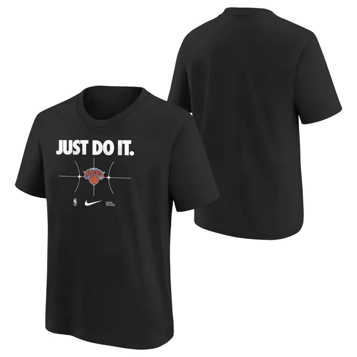 T-shirt Jeunesse NBA Just Do It Knicks de New York noir