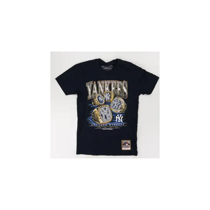 T-shirt New York Yankees MLB M&N Coop Tradition bleu marine