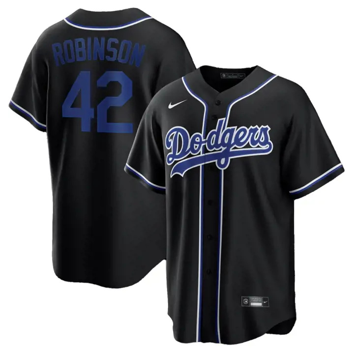Maillot réplique officiel Nike MLB Dodgers Jackie Robinson