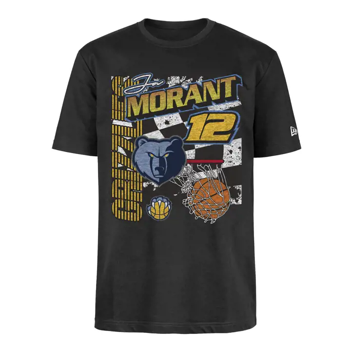 T-shirt joueur NBA Rallydrive Memphis Grizzlies Ja Morant bl