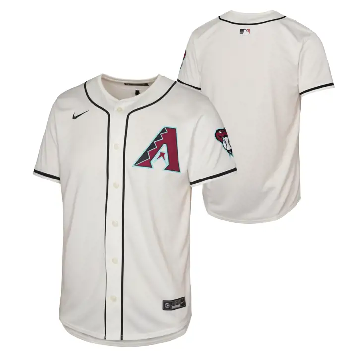 MAILLOT BLANC DOMICILE JEUNE VIERGE ÉDITION LIMITÉE MLB ARIZONA DIAMONDBACKS