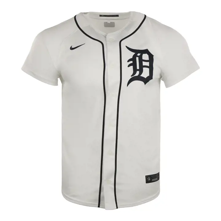 DETROIT TIGERS MLB Maillot Jeunesse Limité Vierge Domicile BLANC