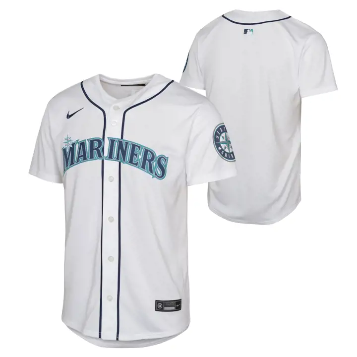 SEATTLE MARINERS MLB Maillot jeunesse vierge édition limitée domicile BLANC