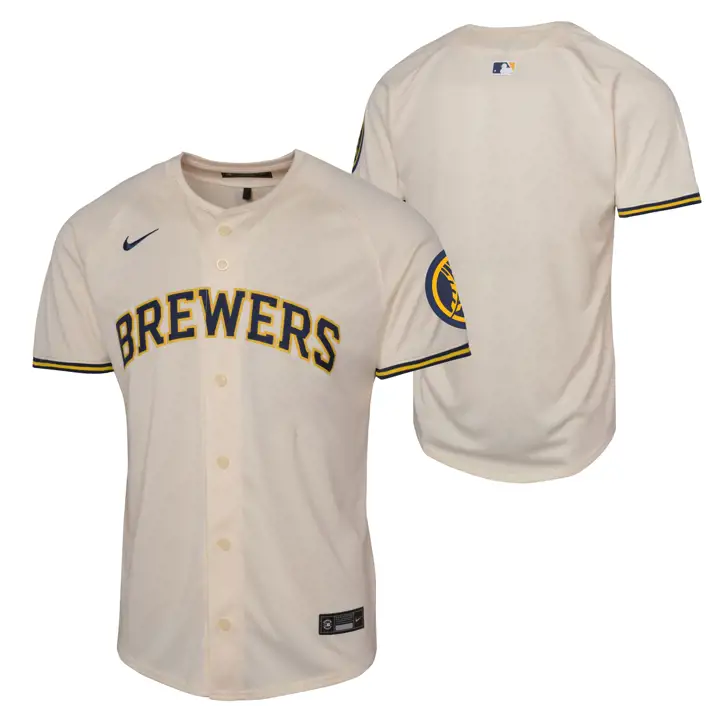 MILWAUKEE BREWERS MLB Maillot enfant vierge édition limitée Domicile BLC